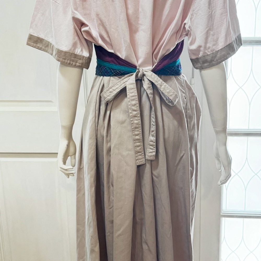 Country wear Vintage 90s 100% Cotton Sz 18 Teacher  Cottagecore MomCore L#37 - Picture 2 of 12